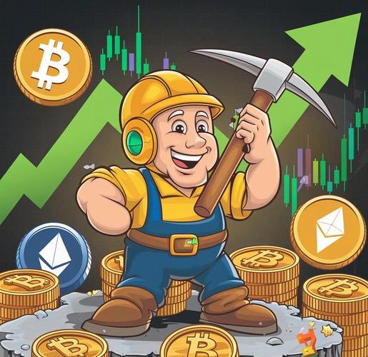 A miner closely monitoring the performance metrics of their mining rigs within a mining farm environment.