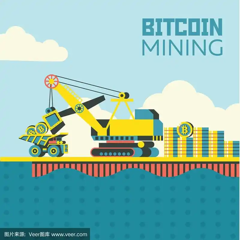 A large-scale mining farm utilizing renewable energy sources to power its operations.