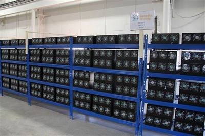 Panorama of Hash Haven mining farm under bright Texas sun