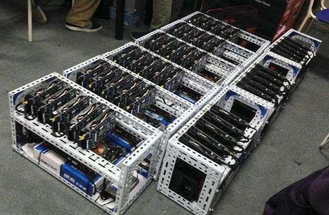 An advanced mining rig showcasing Germany's cutting-edge designs for efficient cryptocurrency extraction